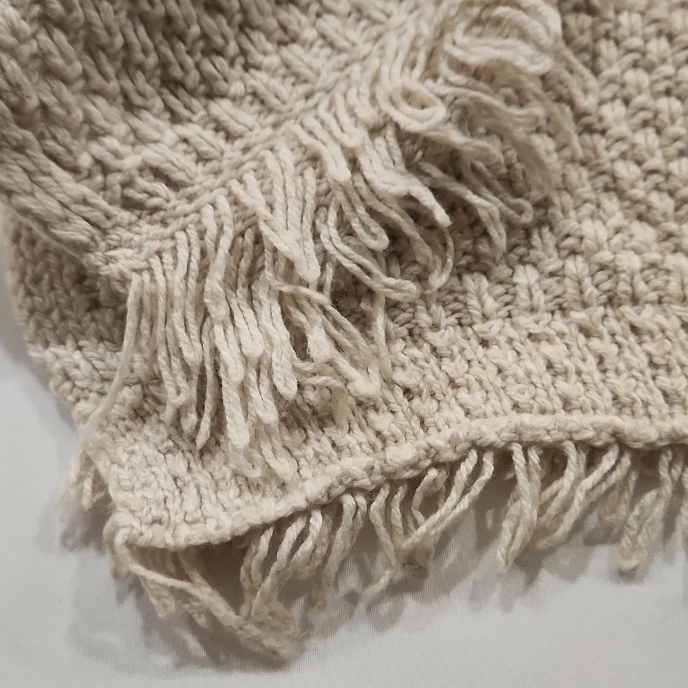 Massimo Dutti Sweater Poncho Shawl - Picture 16 of 16
